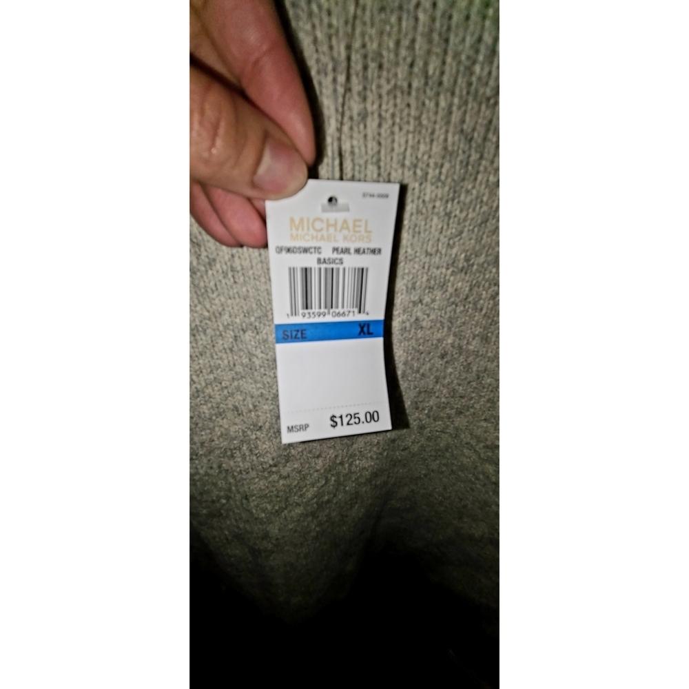 ❤SOLD!!!NWT Michael Kors Pearl Heather Sweater - Picture 7 of 9